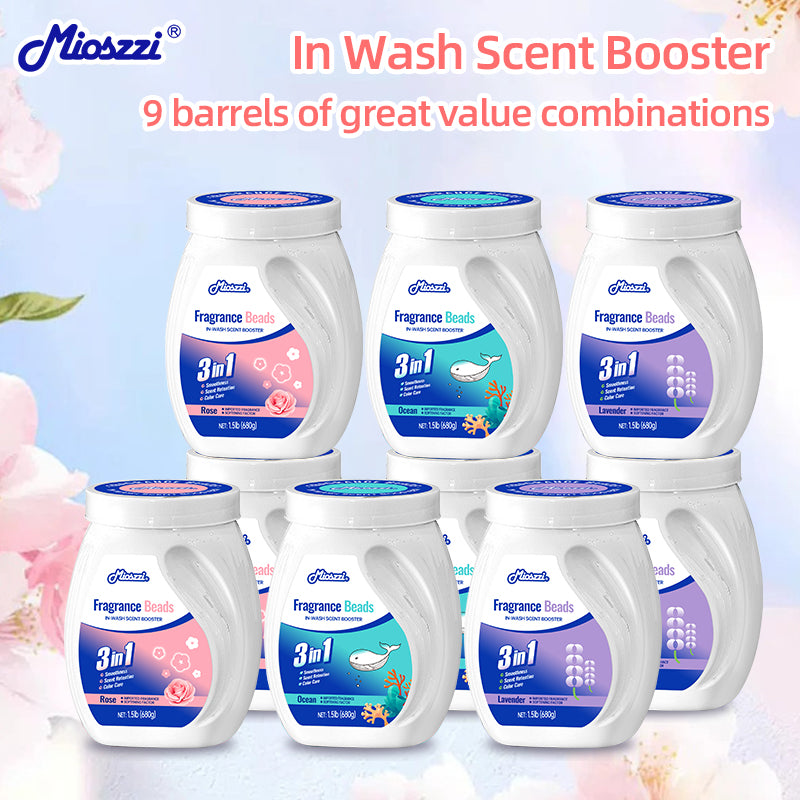 1. There are three scents: ocean, lavender and cherry blossom. All scents can be experienced.

2. Powerful function, effective softening of fabrics, anti-static.

3. Hypoallergenic formula, safe to use for sensitive skin.

4. Laundry freshener that stays away from odor troubles.

5. Colloidal microcapsule technology, rubbing clothes to keep fragrance for a long time.

6. Large package suitable for home use, large quantity and affordable price.