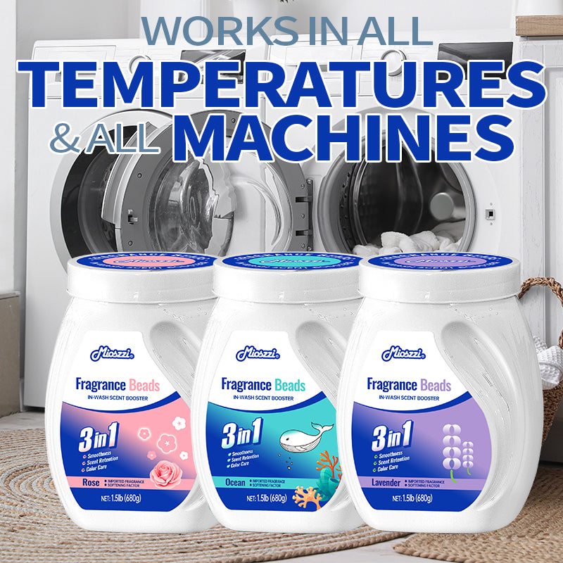 1. Laundry fragrance enhancer beads that can be used as air freshener.

2. Fragrance enhancer beads that effectively remove room odors.

3.Available in three scents: ocean, lavender and cherry blossom, with long-lasting fragrance.

4. Air freshener and home fragrance for house, car or gym.

5. Material-friendly formula, safe for pet families.

6. 1.5 lb bucket, suitable for home use, large quantity and affordable price.