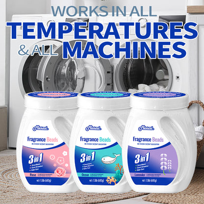 1. Laundry fragrance enhancer beads that can be used as air freshener.

2. Fragrance enhancer beads that effectively remove room odors.

3.Available in three scents: ocean, lavender and cherry blossom, with long-lasting fragrance.

4. Air freshener and home fragrance for house, car or gym.

5. Material-friendly formula, safe for pet families.

6. 1.5 lb bucket, suitable for home use, large quantity and affordable price.
