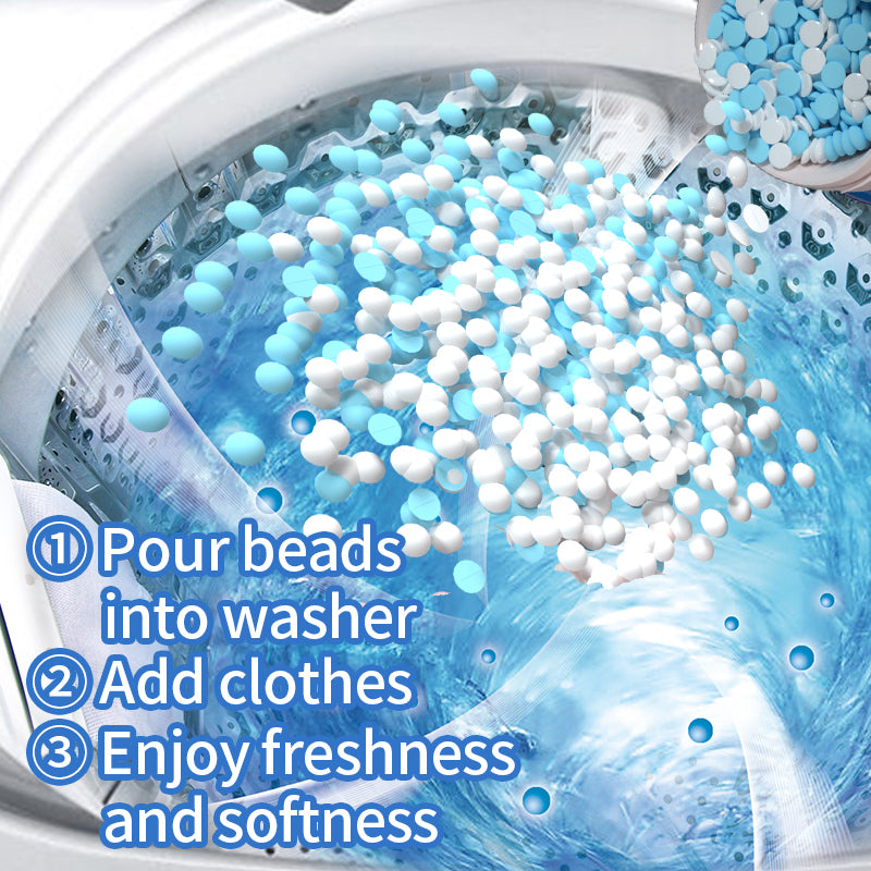 1、1.5lb large barrel, suitable for home use, large quantity and affordable.

2、Smooth, fragrance and color protection in one.

3、Effectively prevent clothes from clumping, remove static electricity, and help clothes restore their natural elasticity and skin-friendly softness.

4、The sea breeze fragrance created by the collision of cedar and amber keeps the clothes fragrant.

5、Suitable for all washing machines and safe for all fabrics.