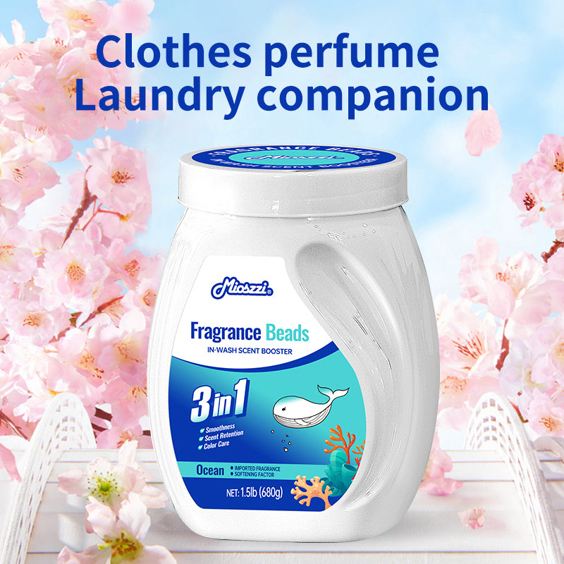 1. Laundry fragrance enhancer beads that can be used as air fresheners.

2. Fragrance enhancer beads that effectively remove room odors.

3. Air fresheners and home fragrances suitable for houses, cars or gyms.

4. Material-friendly formula, safe for pet-friendly families.

5. 1.5 lb barrel, suitable for home use, large quantity, affordable price.