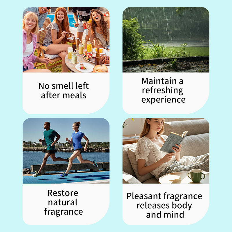 1. Laundry fragrance beads use deodorizing technology to effectively decompose odor molecules.

2. Microcapsule sandblasting technology allows clothes to retain fragrance for a long time.

3. Clothing deodorizing beads can effectively remove sweat stains that are difficult to remove.

4. Effectively soften fabrics, prevent static electricity, and prevent clothes from clumping.

5. Super value combination pack, suitable for home use, safe and easy-to-melt formula.
