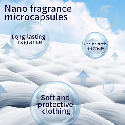 1. Soften, retain scent and protect color in one.

2. Use laundry scent beads to effectively prevent fabric damage.

3. Effectively remove sweat and oil smoke odors that are difficult to remove.

4. Suitable for all clothing, including towels, sportswear and pajamas.

5. Use deodorant beads to refresh body odor, restore natural fragrance, and keep a good mood all day long.