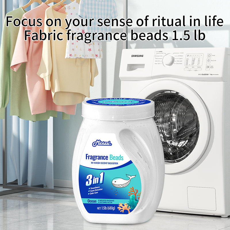 1. Soften, retain scent and protect color in one.

2. Use laundry scent beads to effectively prevent fabric damage.

3. Effectively remove sweat and oil smoke odors that are difficult to remove.

4. Suitable for all clothing, including towels, sportswear and pajamas.

5. Use deodorant beads to refresh body odor, restore natural fragrance, and keep a good mood all day long.