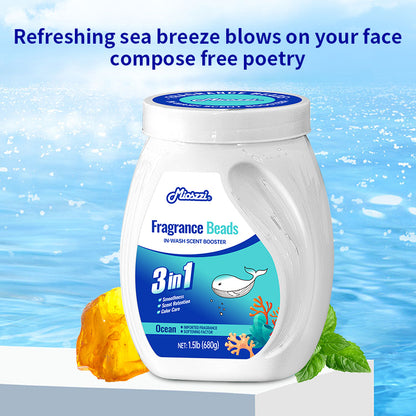 1. Soften, retain scent and protect color in one.

2. Use laundry scent beads to effectively prevent fabric damage.

3. Effectively remove sweat and oil smoke odors that are difficult to remove.

4. Suitable for all clothing, including towels, sportswear and pajamas.

5. Use deodorant beads to refresh body odor, restore natural fragrance, and keep a good mood all day long.
