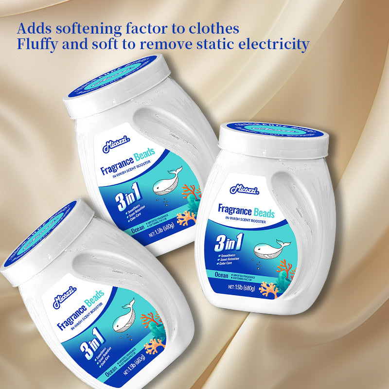 1. Soften, retain scent and protect color in one.

2. Use laundry scent beads to effectively prevent fabric damage.

3. Effectively remove sweat and oil smoke odors that are difficult to remove.

4. Suitable for all clothing, including towels, sportswear and pajamas.

5. Use deodorant beads to refresh body odor, restore natural fragrance, and keep a good mood all day long.
