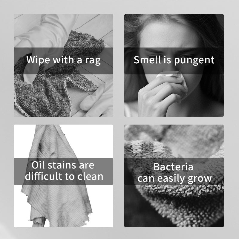 1. Add surfactants to deeply disintegrate oil stains, and the cleaning power is several times higher than that of ordinary rags.

2. Suitable for pots, tableware, stoves, walls, range hoods, sinks and kitchen appliances, easily cope with various oil stains.

3. Soft, thick and skin-friendly material, not easy to tear or shed, the surface is smooth and traceless after wiping.

4. Pearl pattern non-woven fabric, flexible and oil-absorbent and not easy to break, can be repeatedly wiped in multiple areas.