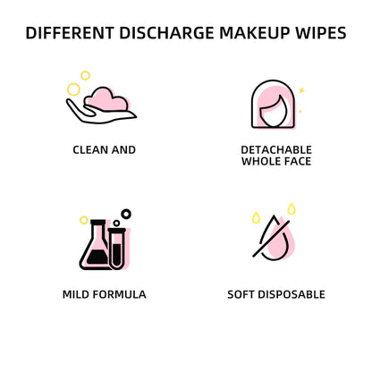 1、Multi-purpose wipes to remove dirt, oil and makeup that clog pores.

2、Daily skin care and travel essentials.

3、Hypoallergenic formula, no added alcohol, mild and non-irritating, safe for sensitive skin.

4、Strong makeup removal ability, one wipe can remove all facial makeup.

5、Add sodium hyaluronate and vitamin E to moisturize the skin while removing makeup.