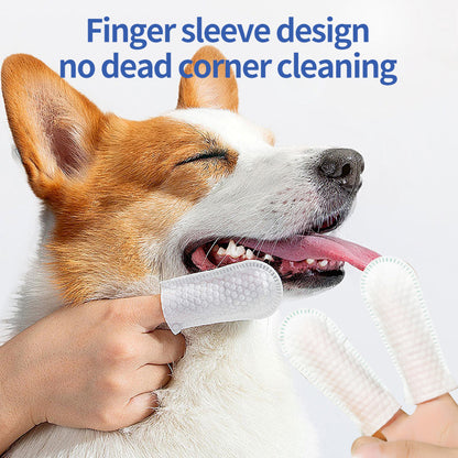 1. Gently remove dirt, debris, and odors. And has excellent deodorizing ability, bringing a refreshing experience to pets.

2. Added fermented coconut oil, tea tree oil, and aloe vera extract ingredients to deeply nourish the hair and smooth frizz.

3. Effectively remove sweat and dirt, while playing an antibacterial role to protect the health of pets.

4. Exuding a refreshing coconut aroma, it can calm and soothe the tension of pets, allowing pets to enjoy cleaning.

5. Multifunctional pet finger wipes,