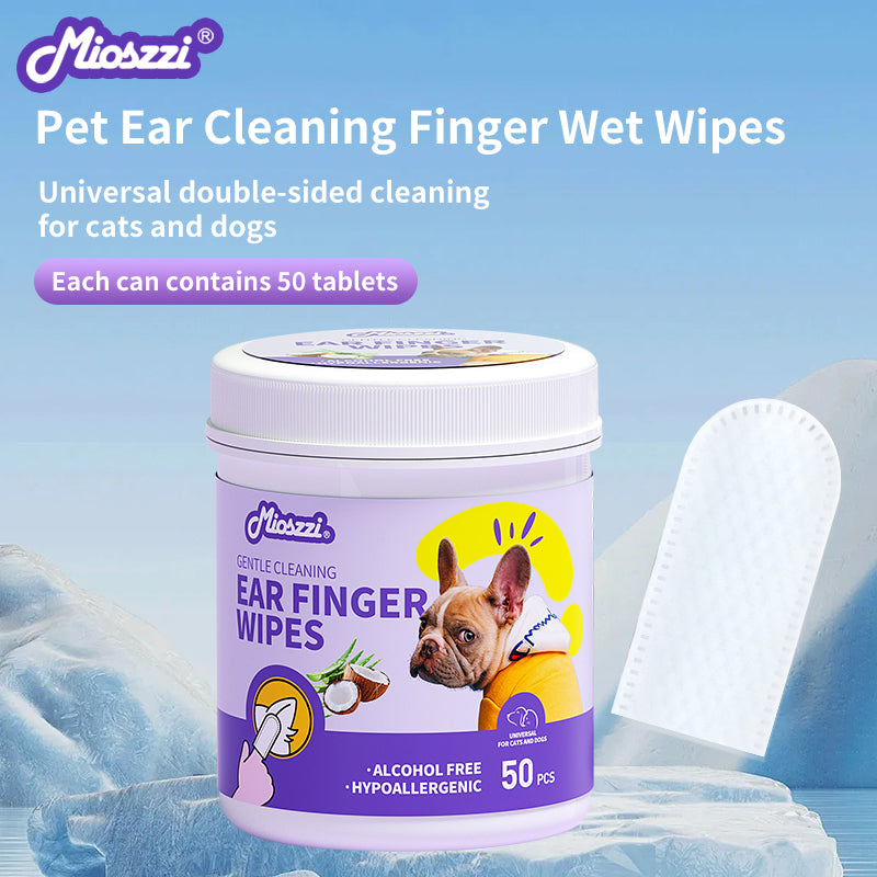 1. Water-based wipes, with excellent water absorption, moisturizing pet skin.

2. Made of plant-based non-woven material, thick, soft, and with excellent tear resistance.

3. Deodorizing wipes, effectively remove stubborn odors from pets.

4. Hypoallergenic formula, ensuring safety for cats and dogs.

5. Clean pet paws and skin, with portable canned grooming finger wipes.