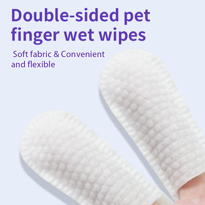 1. Water-based wipes, with excellent water absorption, moisturizing pet skin.

2. Made of plant-based non-woven material, thick, soft, and with excellent tear resistance.

3. Deodorizing wipes, effectively remove stubborn odors from pets.

4. Hypoallergenic formula, ensuring safety for cats and dogs.

5. Clean pet paws and skin, with portable canned grooming finger wipes.