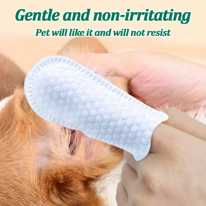 1. Universal wipes, can be used to clean skin and hair.

2. Pure water wipes, gentle formula, hypoallergenic, safe for sensitive skin.

3. Antibacterial deodorant wipes, effectively reduce dog dander, remove dirt and bacteria.

4. Bucket packaging wipes are not easy to leak, so pets stay fresh during travel.

5. Widened and enlarged finger wipes are more convenient to clean.