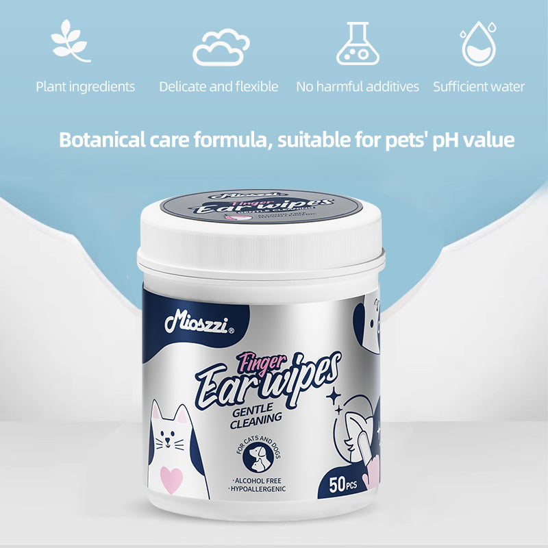 1. Gently removes dirt, debris and odors. Super deodorizing power.
2. Infused with fermented coconut oil to nourish and smooth hair.
3. Removes sweat and dirt while fighting bacteria.
4. The fresh coconut scent calms and soothes your pet's mood and makes your pet fall in love with cleanliness.
5. Multi-purpose pet finger wipes for cleaning the body and teeth.