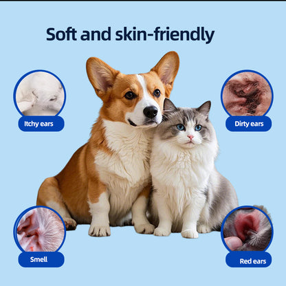 1. Gently removes dirt, debris and odors. Super deodorizing power.
2. Infused with fermented coconut oil to nourish and smooth hair.
3. Removes sweat and dirt while fighting bacteria.
4. The fresh coconut scent calms and soothes your pet's mood and makes your pet fall in love with cleanliness.
5. Multi-purpose pet finger wipes for cleaning the body and teeth.