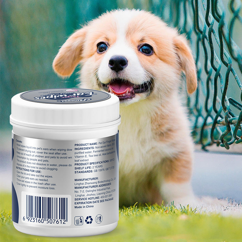 1. Gently removes dirt, debris and odors. Super deodorizing power.
2. Infused with fermented coconut oil to nourish and smooth hair.
3. Removes sweat and dirt while fighting bacteria.
4. The fresh coconut scent calms and soothes your pet's mood and makes your pet fall in love with cleanliness.
5. Multi-purpose pet finger wipes for cleaning the body and teeth.