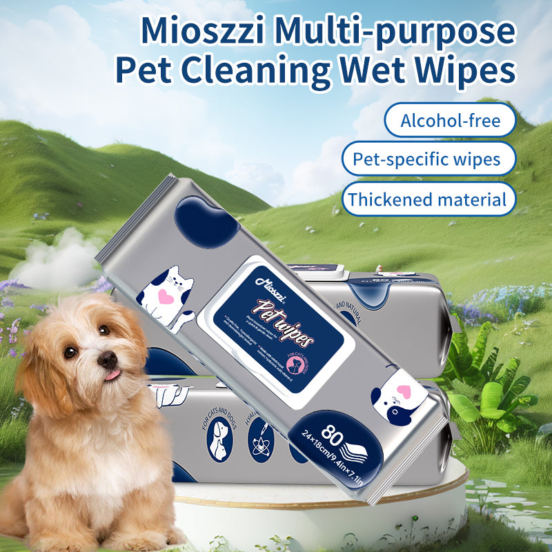 1. Soothing cleansing formula, clean anus and anal gland hygiene, so that pets are refreshed and comfortable.
2. Antibacterial and deodorant pet wipes can effectively kill bacteria.
3. Clean deodorant wipes to gently remove dirt, debris, and odors.
4. Universal pet wipes for cats, dogs, rabbits and hamsters.
5. Finger wipes can be cleaned 360 degrees without missing anything.
