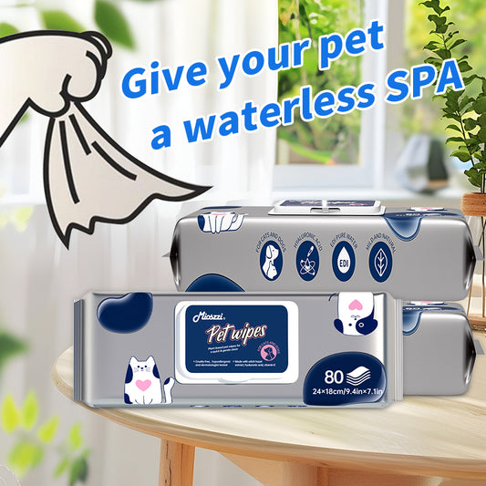 1. Soothing cleansing formula, clean anus and anal gland hygiene, so that pets are refreshed and comfortable.
2. Antibacterial and deodorant pet wipes can effectively kill bacteria.
3. Clean deodorant wipes to gently remove dirt, debris, and odors.
4. Universal pet wipes for cats, dogs, rabbits and hamsters.
5. Finger wipes can be cleaned 360 degrees without missing anything.