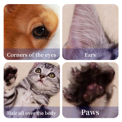 1. Soothing cleansing formula, clean anus and anal gland hygiene, so that pets are refreshed and comfortable.
2. Antibacterial and deodorant pet wipes can effectively kill bacteria.
3. Clean deodorant wipes to gently remove dirt, debris, and odors.
4. Universal pet wipes for cats, dogs, rabbits and hamsters.
5. Finger wipes can be cleaned 360 degrees without missing anything.