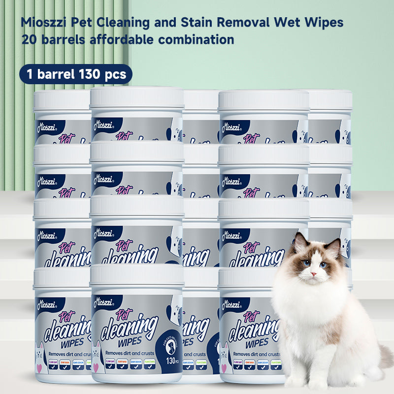 1. Universal wipes that can be used to clean skin and hair.
2. Pure water wipes, mild formula, hypoallergenic, safe for sensitive skin.
3. Antibacterial and deodorant wipes to effectively reduce dog dander and remove dirt and bacteria.
4. Bucket wipes don't leak easily, keeping pets fresh during travel.
The 5. 3D three-dimensional pearl pattern design of the disc wipes is more convenient to clean and effectively remove dirt.