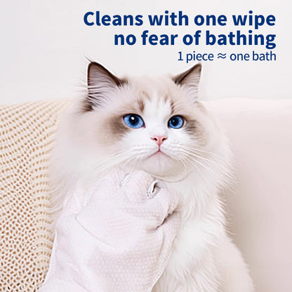 1. Safe formula, alcohol free, safe for pets, pet-friendly wipes.

2. Added jojoba oil essence, nourishes and smoothes hair.

3. Effectively removes dirt and stops itching.

4. Multi-purpose wipes for cleaning pet buttocks and eyes.

5. Pet grooming SPA wipes, one wipe equals one bath.