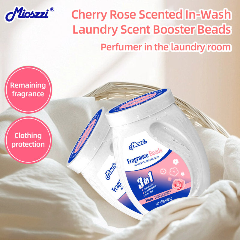 1. Smooth clothing, long-lasting fragrance, and color protection in one.

2. Clothing deodorizing beads can effectively remove sweat stains that are difficult to remove.

3. Feel the fragrant floral scent, as if wandering in the season of blooming flowers, gentle and calm.

4. Microcapsule blasting technology makes the fragrance of clothing last.

5. Effectively prevent clothing from clumping and wrinkling, and remove static electricity.