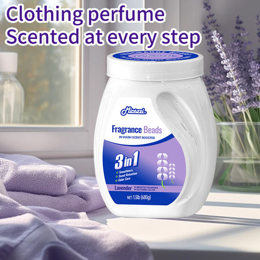 1. Laundry fragrance beads use deodorizing technology to effectively decompose odor molecules.

2. Microcapsule sandblasting technology allows clothes to retain fragrance for a long time.

3. Clothing deodorizing beads can effectively remove sweat stains that are difficult to remove.

4. Effectively soften fabrics, prevent static electricity, and prevent clothes from clumping.

5. Super value combination pack, suitable for home use, safe and easy-to-melt formula.