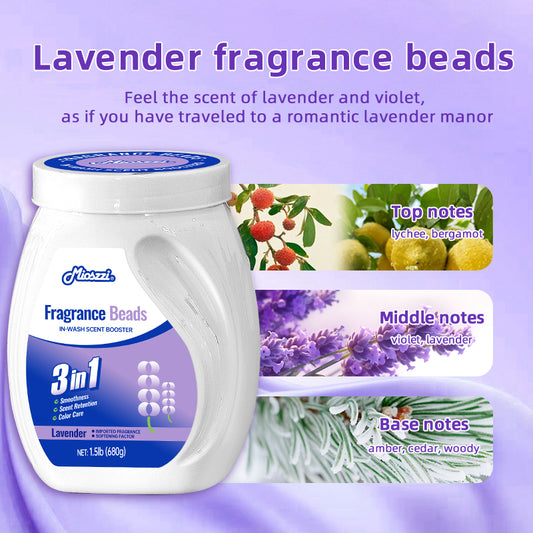 1. Soften, retain scent and protect color in one.

2. Use laundry scent beads to effectively prevent fabric damage.

3. Effectively remove sweat and oil smoke odors that are difficult to remove.

4. Suitable for all clothing, including towels, sportswear and pajamas.

5. Use deodorant beads to refresh body odor, restore natural fragrance, and keep a good mood all day long.