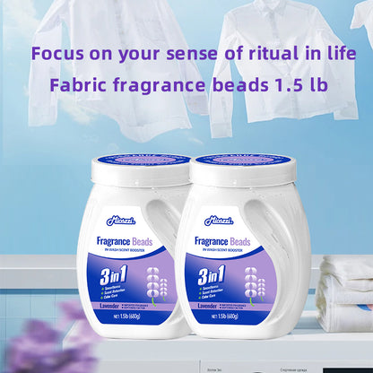 1. Soften, retain scent and protect color in one.

2. Use laundry scent beads to effectively prevent fabric damage.

3. Effectively remove sweat and oil smoke odors that are difficult to remove.

4. Suitable for all clothing, including towels, sportswear and pajamas.

5. Use deodorant beads to refresh body odor, restore natural fragrance, and keep a good mood all day long.