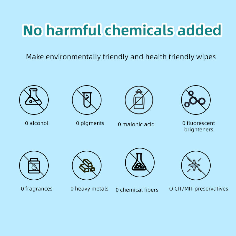 1. Hypoallergenic formula, no bleach, wipe baby toys with confidence.

2. EDI pure water wipes, clean the skin while moisturizing the skin.

3. Powerful antibacterial effect, can clean and kill 99.9% of viruses and bacteria.

4. Weakly acidic pH formula, effectively reduces skin irritation.

5. Disinfectant wipes for travel and outings.