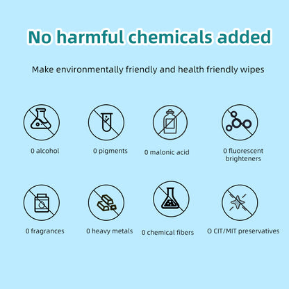 1. Hypoallergenic formula, no bleach, wipe baby toys with confidence.

2. EDI pure water wipes, clean the skin while moisturizing the skin.

3. Powerful antibacterial effect, can clean and kill 99.9% of viruses and bacteria.

4. Weakly acidic pH formula, effectively reduces skin irritation.

5. Disinfectant wipes for travel and outings.