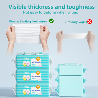 1. Hypoallergenic formula, no bleach, wipe baby toys with confidence.

2. EDI pure water wipes, clean the skin while moisturizing the skin.

3. Powerful antibacterial effect, can clean and kill 99.9% of viruses and bacteria.

4. Weakly acidic pH formula, effectively reduces skin irritation.

5. Disinfectant wipes for travel and outings.