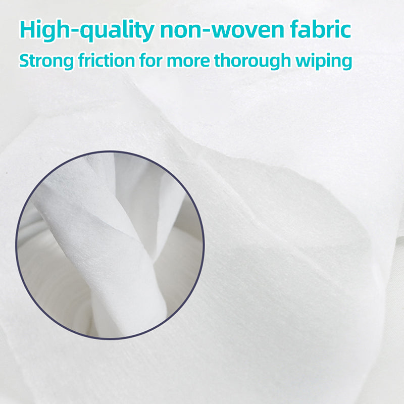 1. Preservative-free, fresh scent, safe and reliable.

2. Plant-based non-woven fabric, soft and thick, not easy to tear.

3. Professional antiviral and antibacterial wipes, prevent cross-contamination.

4. Suitable for home, office, and outdoor use.

5. Flip-top packaging design, easy to use with one hand.

6. Benzalkonium chloride sanitary wipes, are less irritating and naturally kill bacteria.