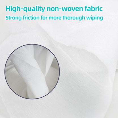 1. Preservative-free, fresh scent, safe and reliable.

2. Plant-based non-woven fabric, soft and thick, not easy to tear.

3. Professional antiviral and antibacterial wipes, prevent cross-contamination.

4. Suitable for home, office, and outdoor use.

5. Flip-top packaging design, easy to use with one hand.

6. Benzalkonium chloride sanitary wipes, are less irritating and naturally kill bacteria.