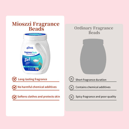 1. Smooth, fragrance and color protection three-in-one.

2. Deodorant beads for clothes can effectively remove sweat stains that are difficult to remove.

3. The sea breeze scent created by the collision of cedar and amber keeps the clothes fragrant.

4. The microcapsule technology of colloid particles can keep the fragrance of clothes for a long time.

5. Effectively prevent clothes from agglomerating and remove static electricity.