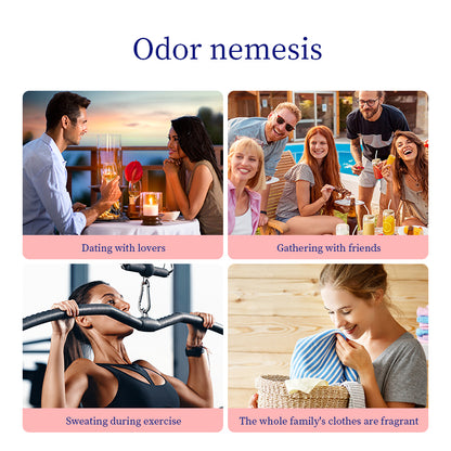 1. Smooth, fragrance and color protection three-in-one.

2. Deodorant beads for clothes can effectively remove sweat stains that are difficult to remove.

3. The sea breeze scent created by the collision of cedar and amber keeps the clothes fragrant.

4. The microcapsule technology of colloid particles can keep the fragrance of clothes for a long time.

5. Effectively prevent clothes from agglomerating and remove static electricity.