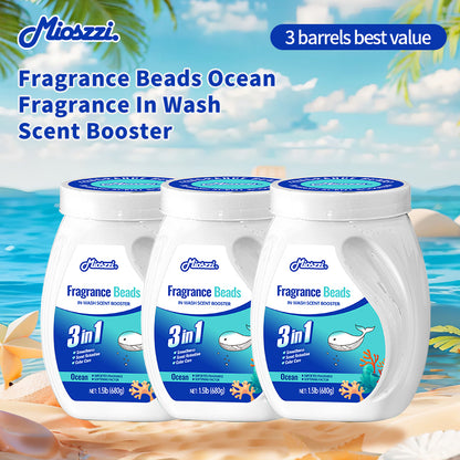 1. Smooth, fragrance and color protection three-in-one.

2. Deodorant beads for clothes can effectively remove sweat stains that are difficult to remove.

3. The sea breeze scent created by the collision of cedar and amber keeps the clothes fragrant.

4. The microcapsule technology of colloid particles can keep the fragrance of clothes for a long time.

5. Effectively prevent clothes from agglomerating and remove static electricity.