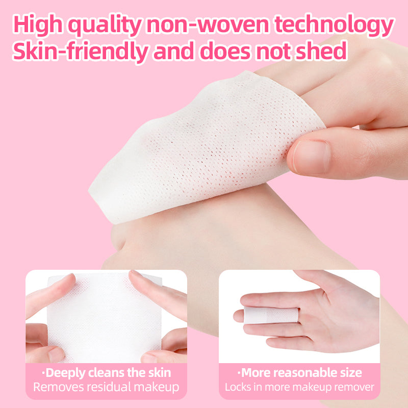1、Contains sodium hyaluronate and vitamin E to remove makeup and moisturize the skin.

2、Portable pack, suitable for daily skin care and travel necessities.

3、Hypoallergenic formula, no added alcohol, mild and non-irritating, suitable for sensitive skin.

4、Strong makeup removal ability, a wet tissue can remove all facial makeup.

5、It is versatile and can remove dirt, grease and waterproof cosmetics.