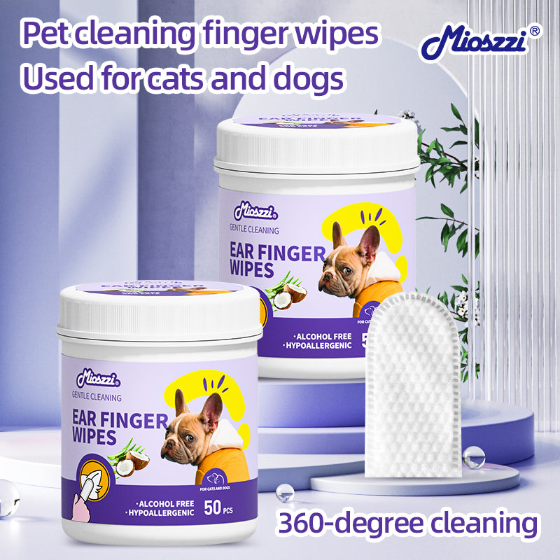 1. Safe alcohol-free formula, specially designed for pets, ensuring pet-friendly wipes.

2. Infused with tea tree oil essence, it effectively nourishes pet hair and brings a smooth and smooth effect.

3. It has strong cleaning power, can easily remove dirt on pets, and has an anti-itching effect.

4. Multifunctional finger wipes, suitable for cleaning and care of sensitive areas such as pets' buttocks and eyes.

5. It adopts a barrel packaging design with good sealing, so there is no need to worry about wip