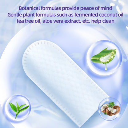 1. Safe alcohol-free formula, specially designed for pets, ensuring pet-friendly wipes.

2. Infused with tea tree oil essence, it effectively nourishes pet hair and brings a smooth and smooth effect.

3. It has strong cleaning power, can easily remove dirt on pets, and has an anti-itching effect.

4. Multifunctional finger wipes, suitable for cleaning and care of sensitive areas such as pets' buttocks and eyes.

5. It adopts a barrel packaging design with good sealing, so there is no need to worry about wip