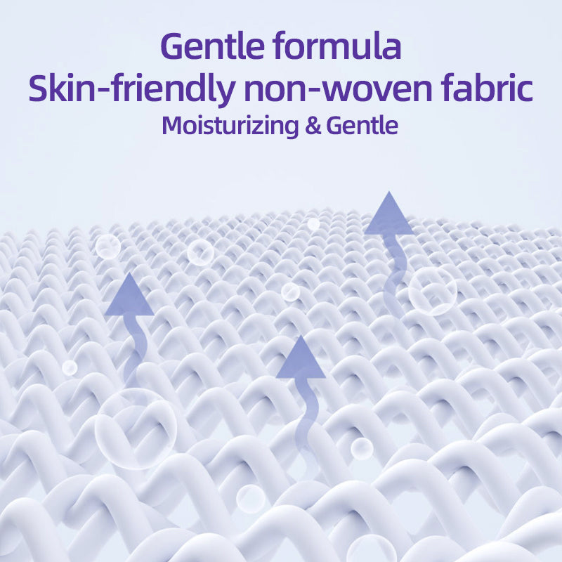 1. Safe alcohol-free formula, specially designed for pets, ensuring pet-friendly wipes.

2. Infused with tea tree oil essence, it effectively nourishes pet hair and brings a smooth and smooth effect.

3. It has strong cleaning power, can easily remove dirt on pets, and has an anti-itching effect.

4. Multifunctional finger wipes, suitable for cleaning and care of sensitive areas such as pets' buttocks and eyes.

5. It adopts a barrel packaging design with good sealing, so there is no need to worry about wip