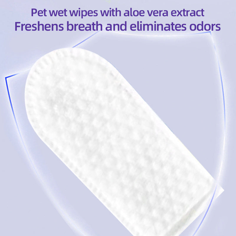 1. Safe alcohol-free formula, specially designed for pets, ensuring pet-friendly wipes.

2. Infused with tea tree oil essence, it effectively nourishes pet hair and brings a smooth and smooth effect.

3. It has strong cleaning power, can easily remove dirt on pets, and has an anti-itching effect.

4. Multifunctional finger wipes, suitable for cleaning and care of sensitive areas such as pets' buttocks and eyes.

5. It adopts a barrel packaging design with good sealing, so there is no need to worry about wip