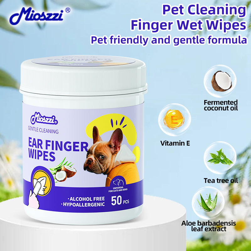 1. Soothing cleansing formula that cleans anal and anal gland hygiene, leaving pets refreshed and comfortable.

2. Antibacterial deodorant pet wipes that effectively kill bacteria.

3. Cleaning and deodorizing wipes, gently remove dirt, debris and odors.

4. Universal pet wipes, suitable for cats, dogs, rabbits and hamsters.

5. Finger wipes can clean 360 degrees in all directions without missing anything.