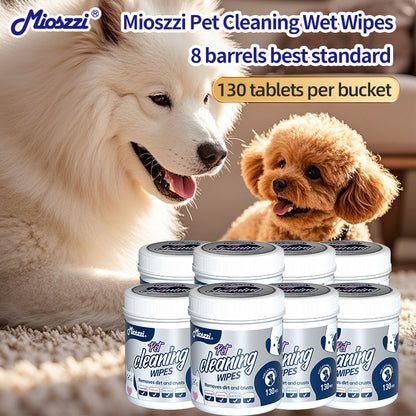 1. Water-based wipes, strong water absorption, quickly penetrate and moisturize pet skin, maintain soft touch.

2. 3D three-dimensional pearl pattern, soft touch, moderate friction, strong tear resistance, more efficient cleaning.

3. Add tea tree essential oil and fermented coconut oil to deeply decompose odor molecules, easily remove pet body odor and residual stains.

4. Contains no alcohol, fragrance or fluorescent agent, universal for cats and dogs, and safe for sensitive pets.