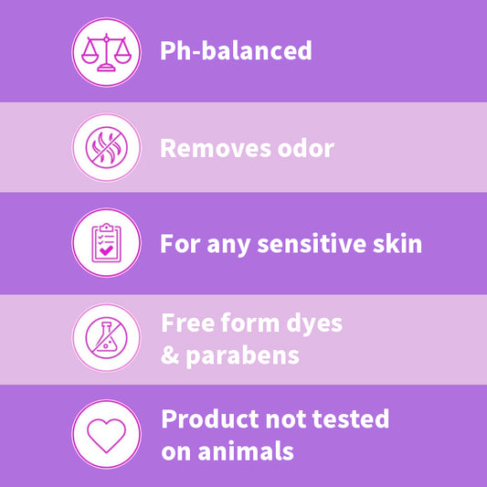 1、Small package design for easy carrying.

2、Safe ingredients, no chemical additives, effectively reduces irritation.

3、Multi-purpose, very suitable for daily life, travel and after long-term exercise.

4、Suitable for any sensitive skin, protect the health of private parts.

5、Powerful, can replace toilet paper.