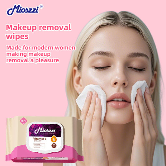 1. Makeup Remover Wipes are enriched with Vitamin E to protect and even out skin tone, leaving your skin radiant and radiant.

2. Hypoallergenic Cleansing Wipes effectively remove makeup, dirt, and oil, leaving skin clean, refreshed, and pH-balanced.

3. Water-based wipes nourish and moisturize facial skin, clean anytime, anywhere! Wipe away the fatigue of the day and treat your skin well.

4. High-quality non-woven fabric, soft, thick, and tear-resistant, perfect for wiping after a workout, before a date, 