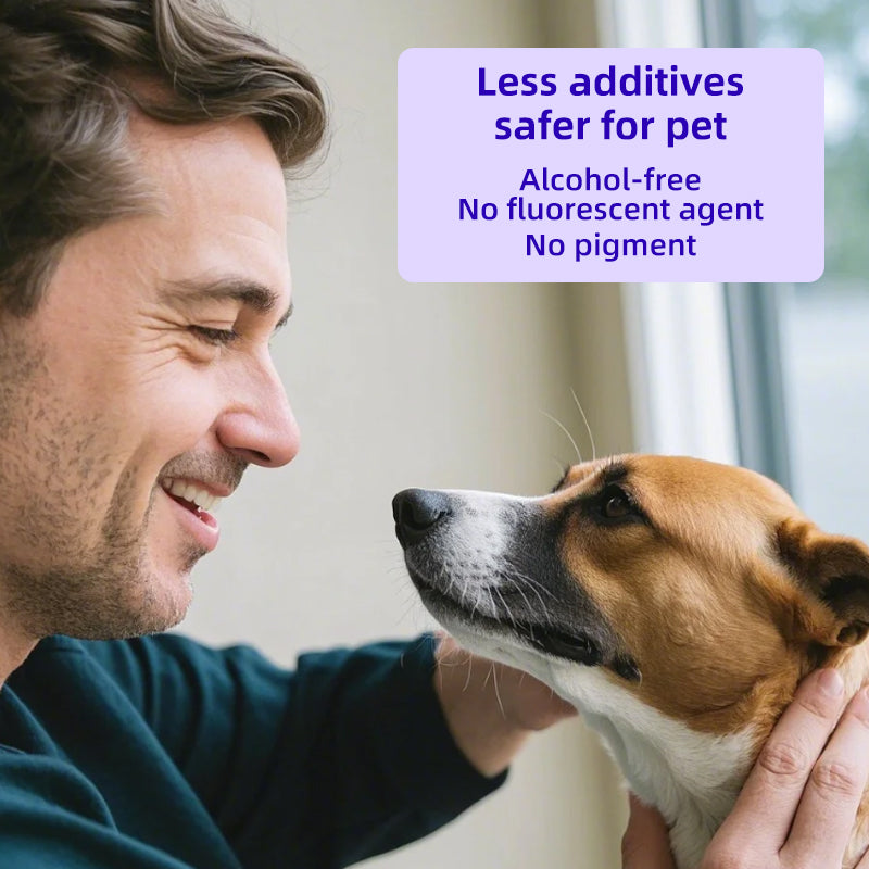 1. Hypoallergenic cleansing formula effectively cleans and removes tear stains for a fresh, clean skin experience.

2. Add hyaluronic acid ingredients, deep clean skin, and easily remove dirt, dander, and pet odor.

3.Witch hazel extract, clean and nourish the skin and hair, care for the health of pets.

4. Antibacterial deodorizing wipes effectively inhibit the growth of dirt, odor, and bacteria to maintain a hygienic environment for pets.

5. Designed with thick non-woven fabric to achieve 360-degree