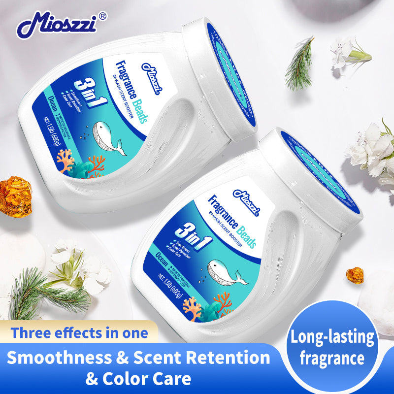 1. Smooth, fragrance retention, and color protection in one.

2. Use laundry fragrance beads to effectively prevent fabric damage.

3. It can effectively remove sweat stains that are difficult to remove.

4. Use deodorant beads to enhance freshness and maintain a good mood all day long.

5. Safe for all loads including towels, active wear and children's sleepwear.