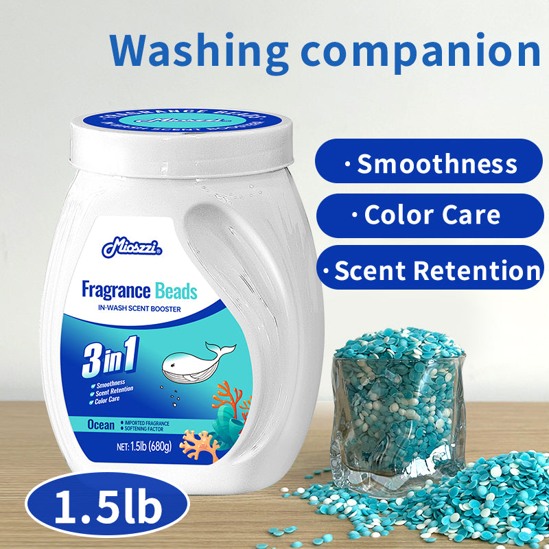 1. Laundry fragrance beads using deodorant technology effectively decompose odor molecules.

2. Microcapsule blasting technology allows clothes to retain fragrance for a long time.

3. Deodorant beads used for clothes can effectively remove sweat stains that are difficult to remove.

4. Effectively soften fabrics, anti-static to prevent clothing from clumping.

5. Value pack combination suitable for home use, large quantity and affordable price.