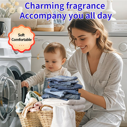 1. Laundry fragrance beads using deodorant technology effectively decompose odor molecules.

2. Microcapsule blasting technology allows clothes to retain fragrance for a long time.

3. Deodorant beads used for clothes can effectively remove sweat stains that are difficult to remove.

4. Effectively soften fabrics, anti-static to prevent clothing from clumping.

5. Value pack combination suitable for home use, large quantity and affordable price.