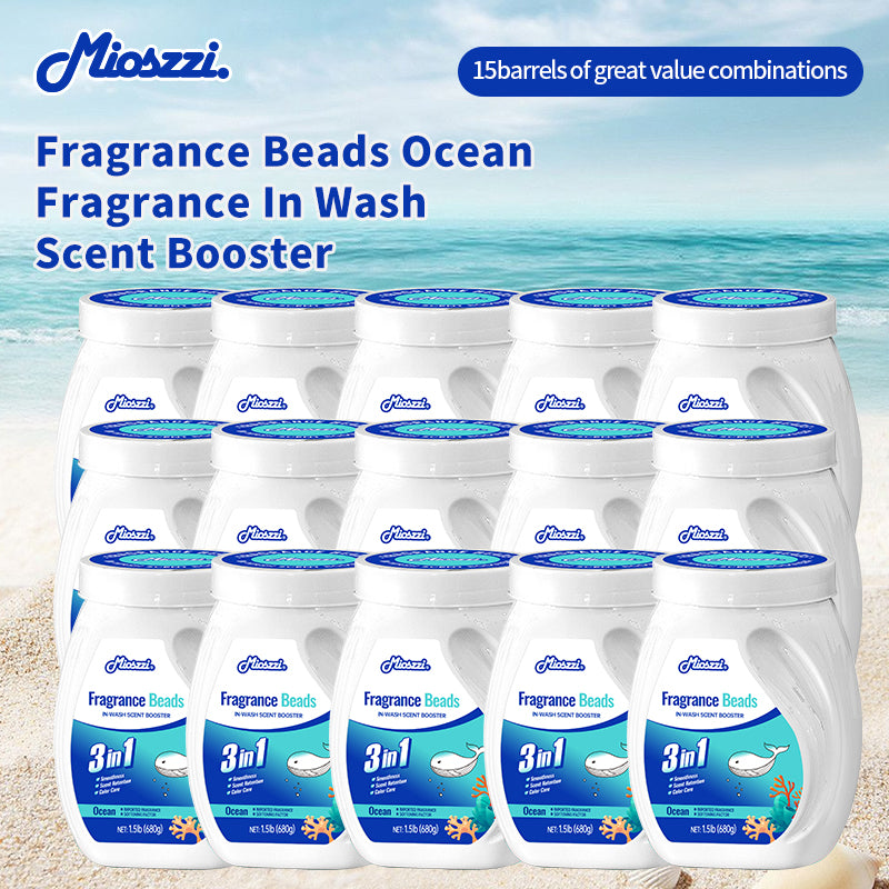 1. Laundry fragrance beads using deodorant technology effectively decompose odor molecules.

2. Microcapsule blasting technology allows clothes to retain fragrance for a long time.

3. Deodorant beads used for clothes can effectively remove sweat stains that are difficult to remove.

4. Effectively soften fabrics, anti-static to prevent clothing from clumping.

5. Value pack combination suitable for home use, large quantity and affordable price.